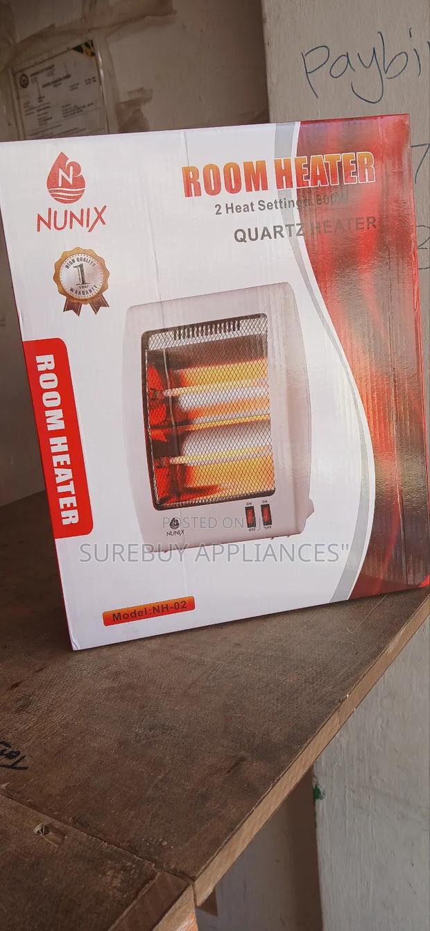 Nunix Quartz Portable Room Heater With Dual Heat Settings - main view