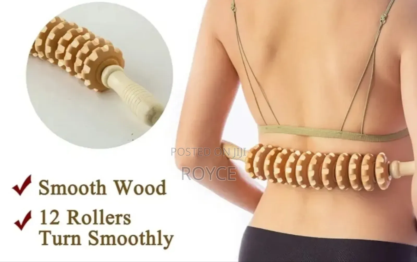Wood Curved Massager