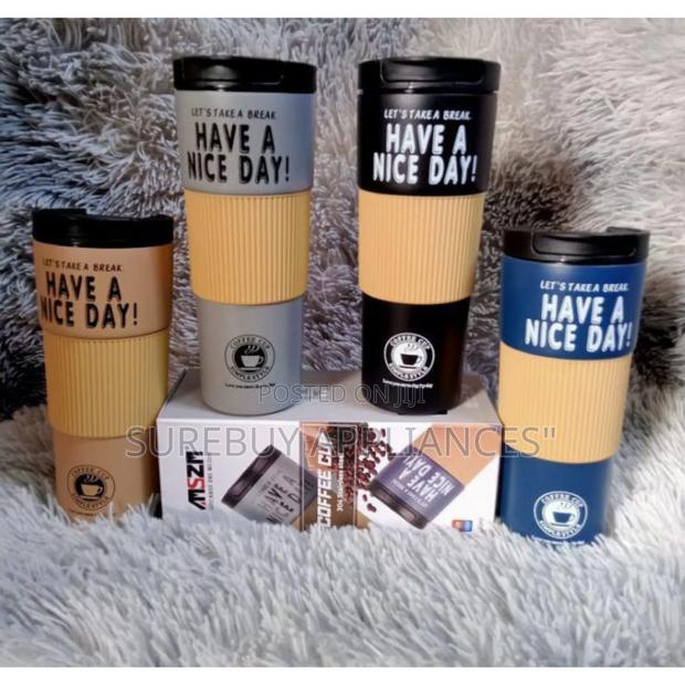 600ml Portable Thermal Cup – Double Wall Insulated Hot Cold Mug
