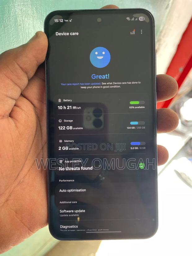 Samsung Galaxy A55 256 GB Black - main view