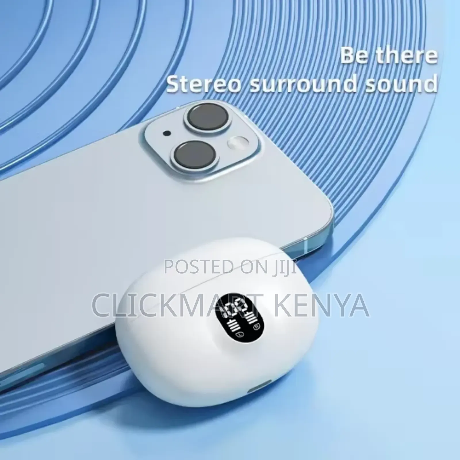 Bluetooth Earbuds With Hifi Sound, Touch Control Auto Pairing