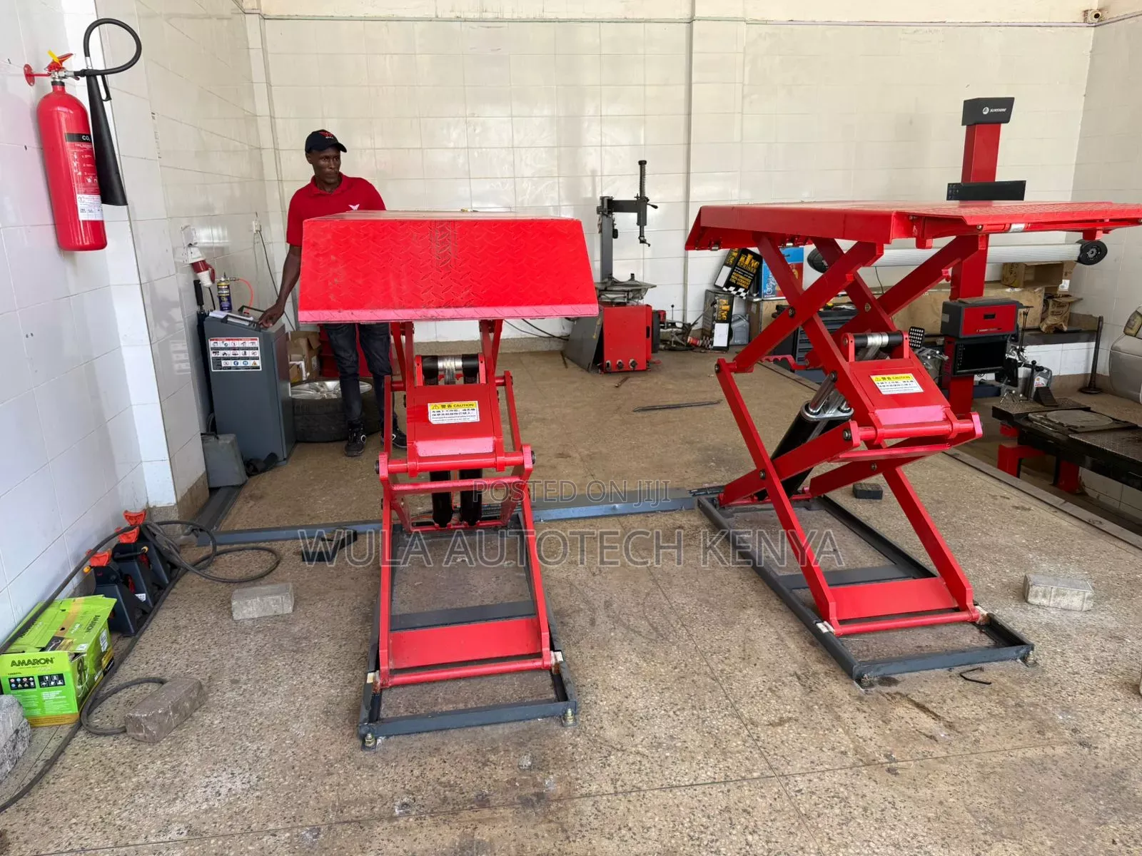Heavy Duty High Quality Scissor Lift Machine Sunshine Wula 2.2kw