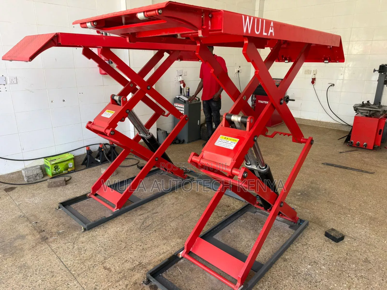 Heavy Duty High Quality Scissor Lift Machine Sunshine Wula 2.2kw