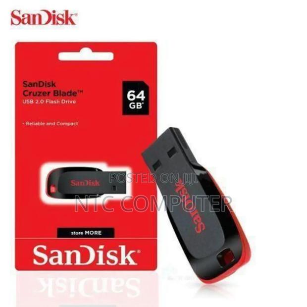 Sandisk Cruzer Blade Usb 2.0 Flash Drive 64gb