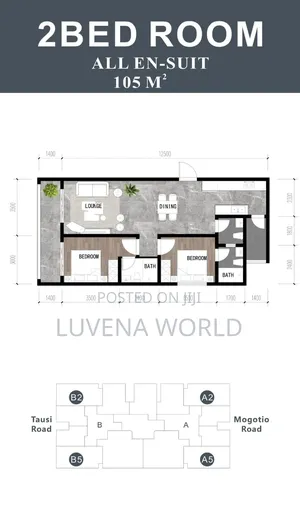 2bdrm Apartment in Westlands, Nairobi Central for sale