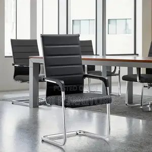 Office Chairs; Sled Base Leather Professional Office Seats