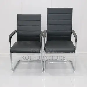 Office Chairs; Sled Base Leather Professional Office Seats