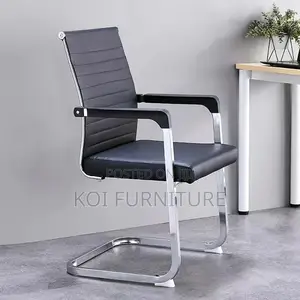 Office Chairs; Sled Base Leather Professional Office Seats