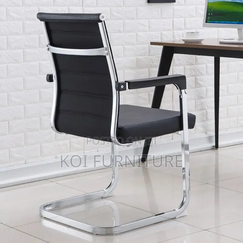 Office Chairs; Sled Base Leather Professional Office Seats