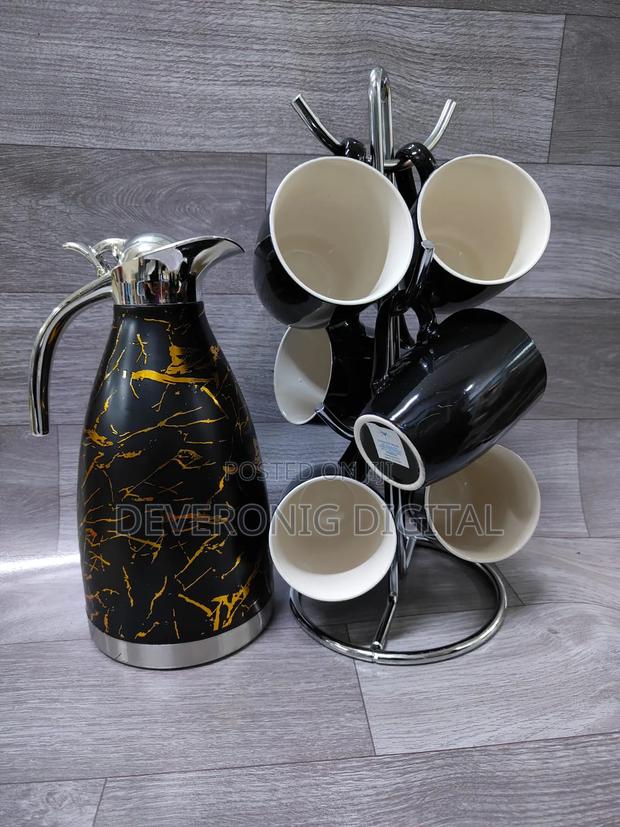 *Breakfast Set Combo Flask and Mugs