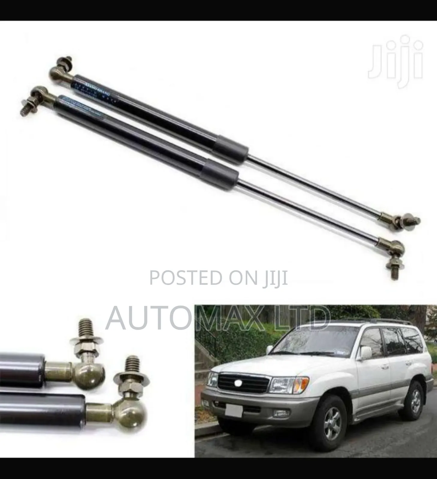 2pcs Front Bonnet Shocks for 100 Series, Toyota Land Cruiser Gx/Vx