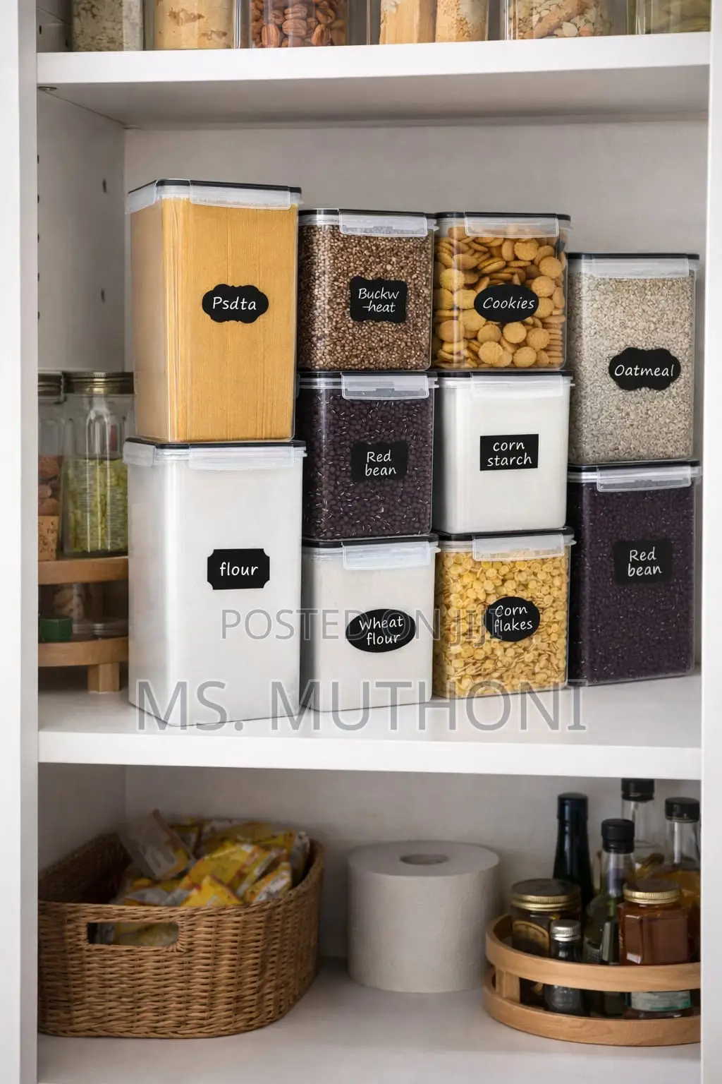 Airtight 10pcs Food / Cereals Storage Containers*