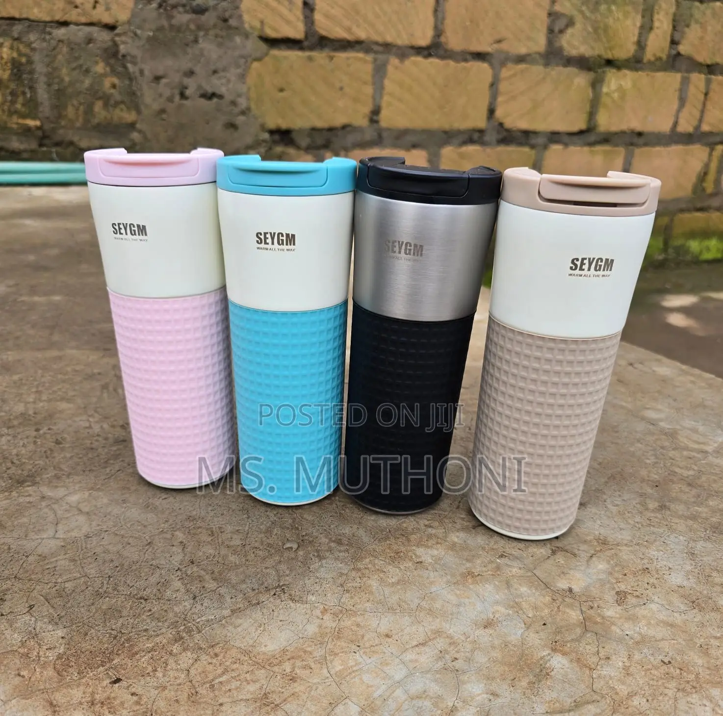 500 Ml Seygm Branded Stainless Steel Insulated Travel Mug