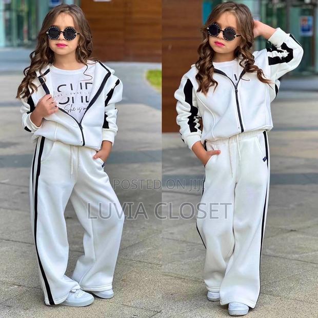 Girls 3pcs Warm Tracksuit 5-12yrs