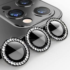 Shiny Diamonds Tempered Glass Lens Protector for iPhone 11,12,13,14,15 - thumbnail 2