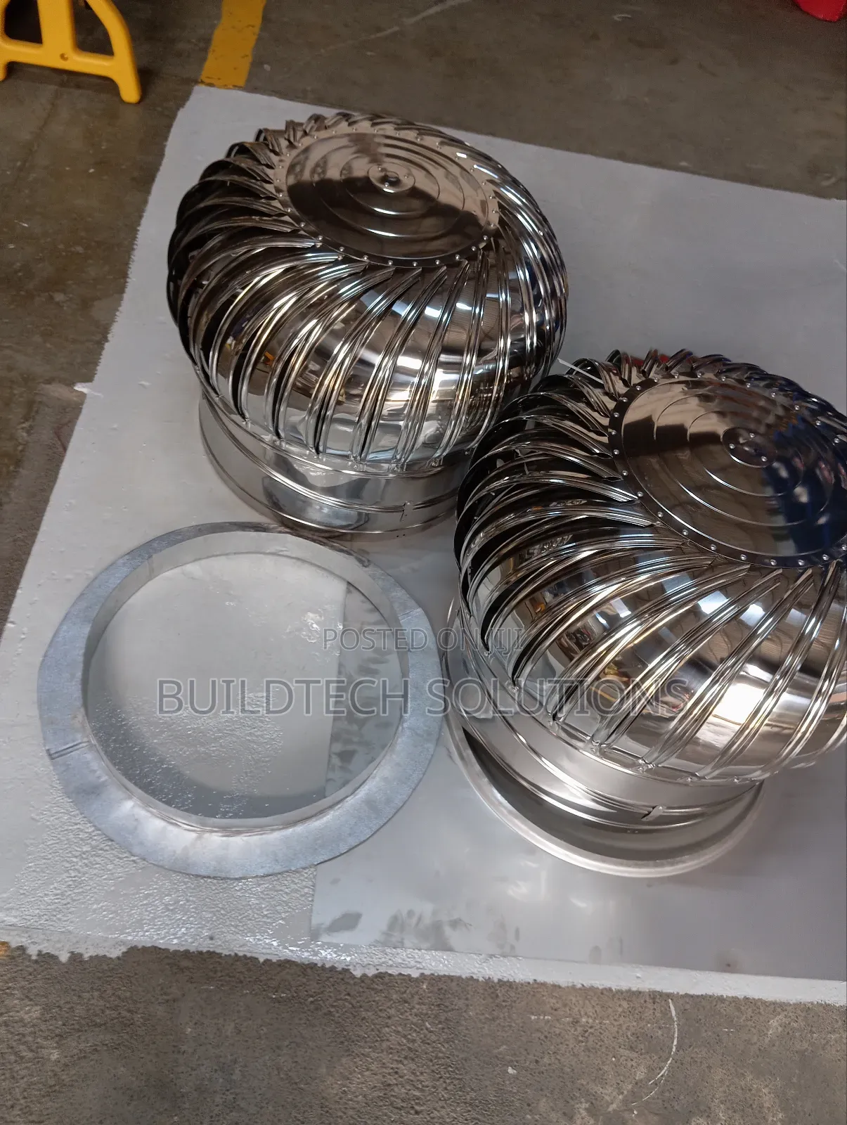 600mm Stainless Turbo Roof Vent