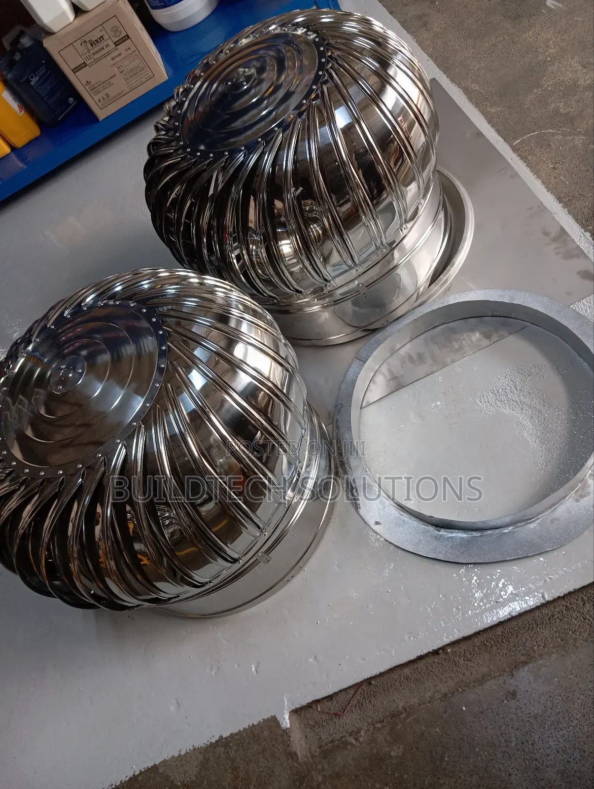 600mm Stainless Turbo Roof Vent