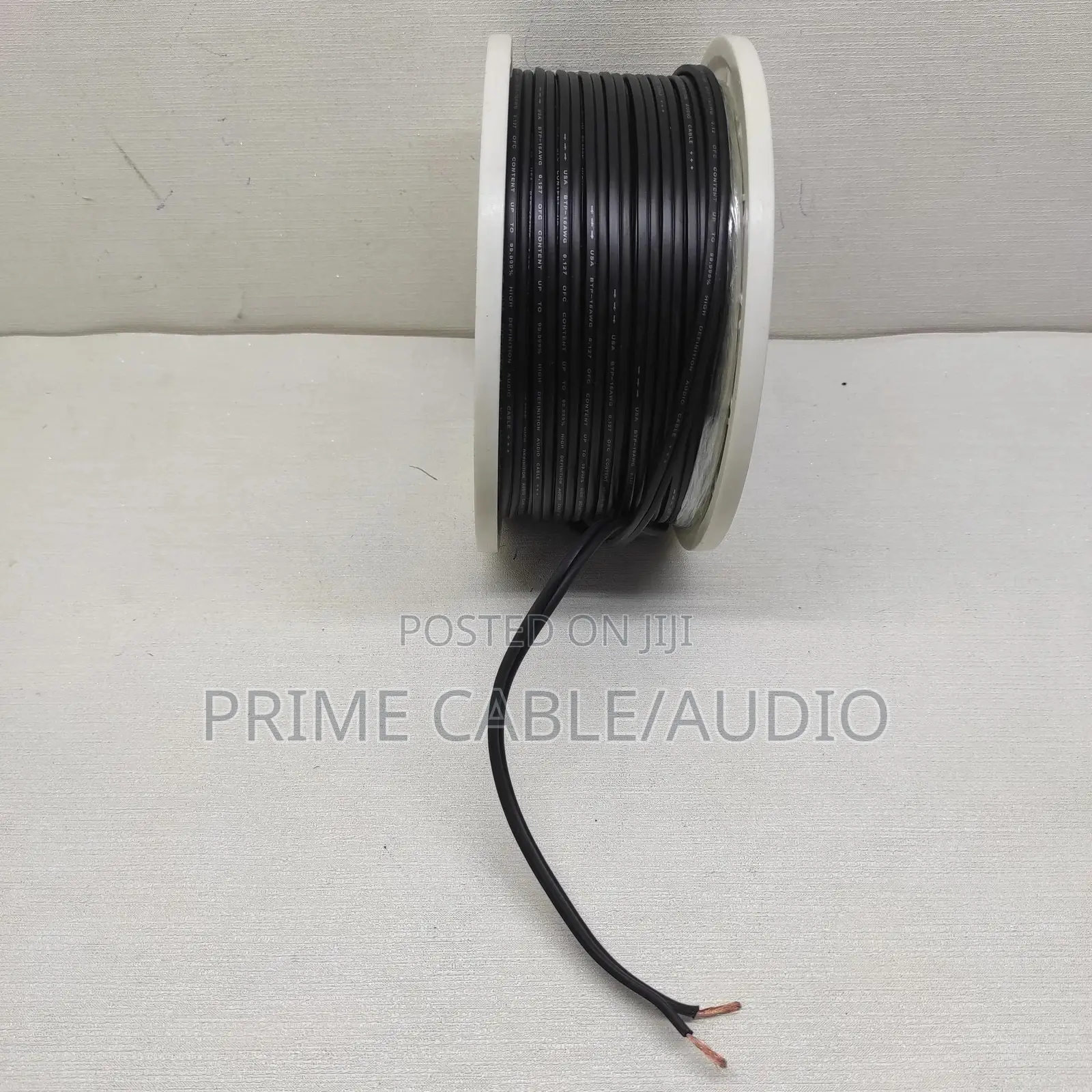 20 Gauge Speaker Cable Wire Pure Copper 50 Metres Roll