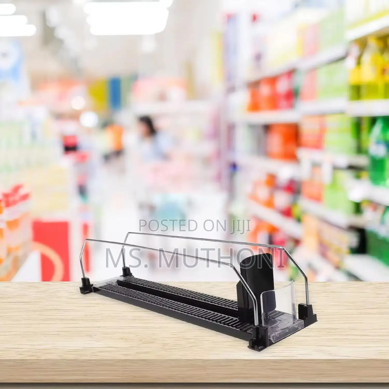 1 Pc Beverage Propeller/ Adjustable Shelf Pusher for Display Case