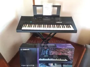 Yamaha PSR E 473 Original Keyboard Plus Metallic Stand Adjustable