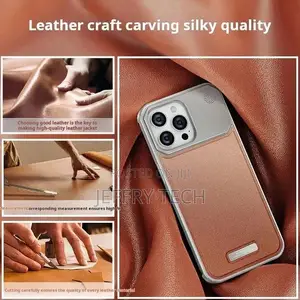Super Slim Aerox Leather Aromatherapy Cover Case for iPhone 14 Pro Max