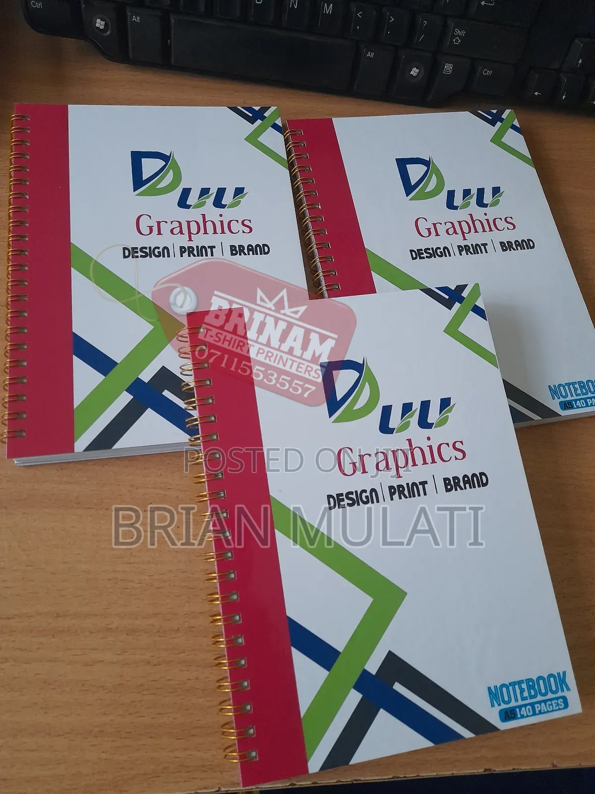 Notebooks A5 140 Pages