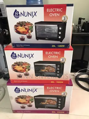 Nunix 4 Knob Setting 20 Litres Electric Rotisserie Oven
