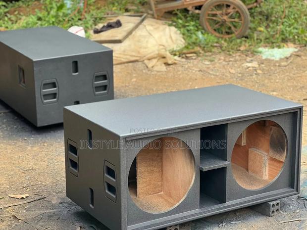 18" Locally Made RCF Double Bass High-Quality Speaker 5000w Output - thumbnail 2