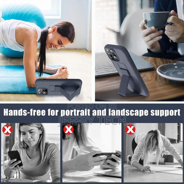 Back Cover Case for iPhone 14 Pro Max With Magnetic Stand Holder - thumbnail 3