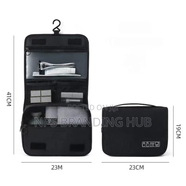 Partitioned Makeup Organizer Bag Zn - thumbnail 2