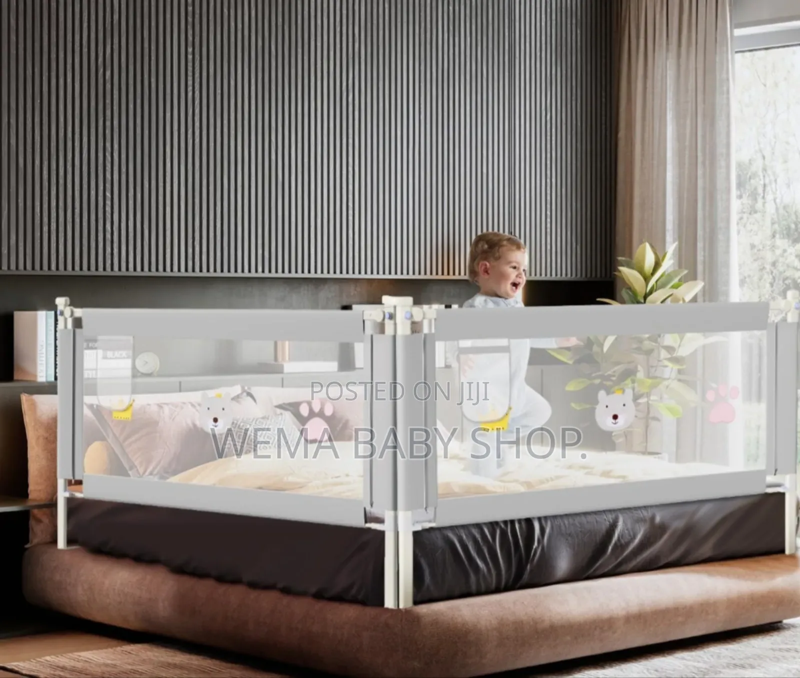 120cm/180cm/200cm Baby Bed Guard Rail for Safety.