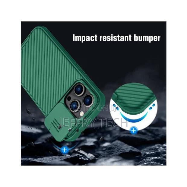 Nillkin Camshield Pro Case for Apple iPhone 14 Pro Max – Green - thumbnail 3