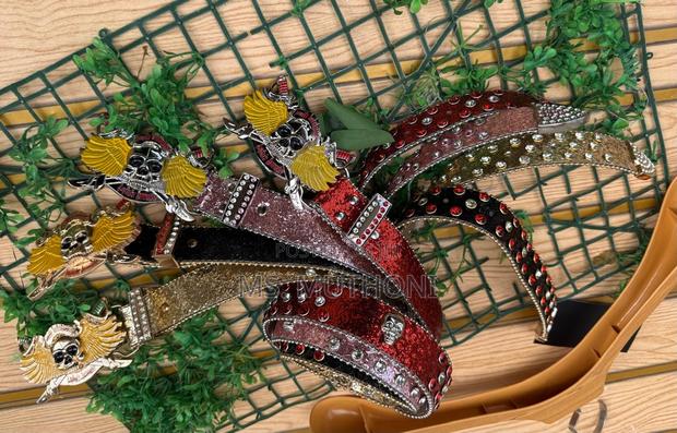 Punk Rock Style Studded B.B Simon Belts - main view