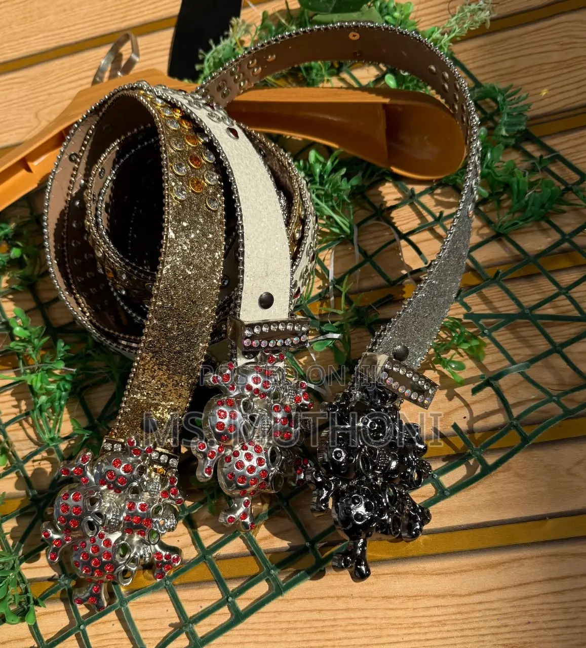 Punk Rock Style Studded B.B Simon Belts