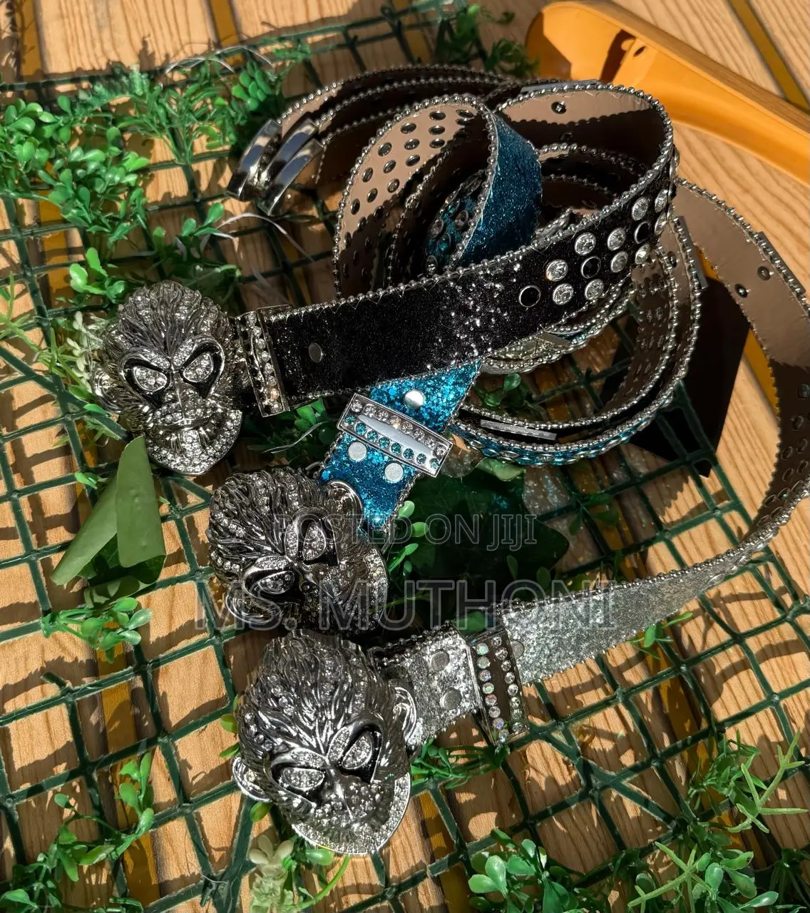 Punk Rock Style Studded B.B Simon Belts