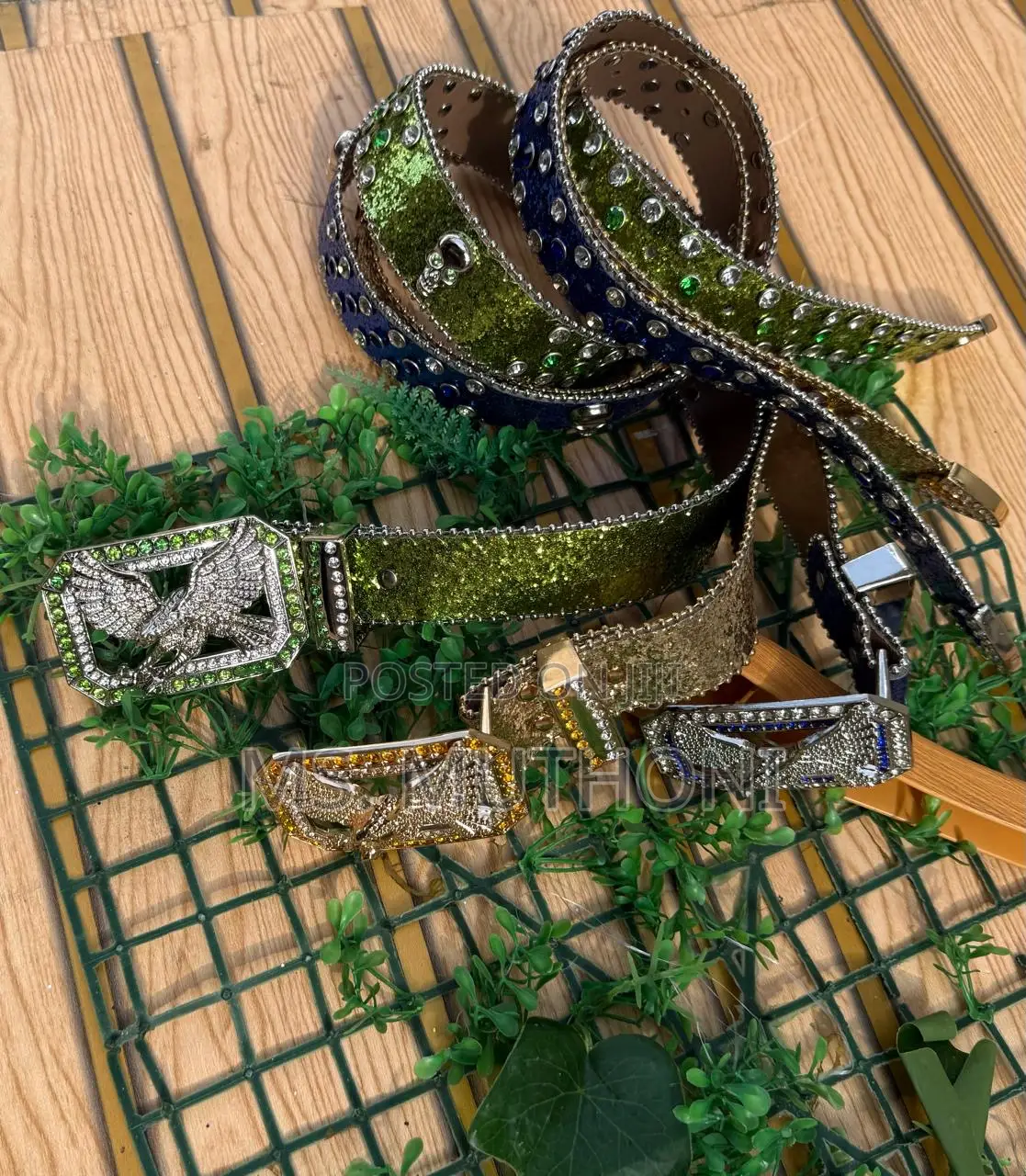 Punk Rock Style Studded B.B Simon Belts