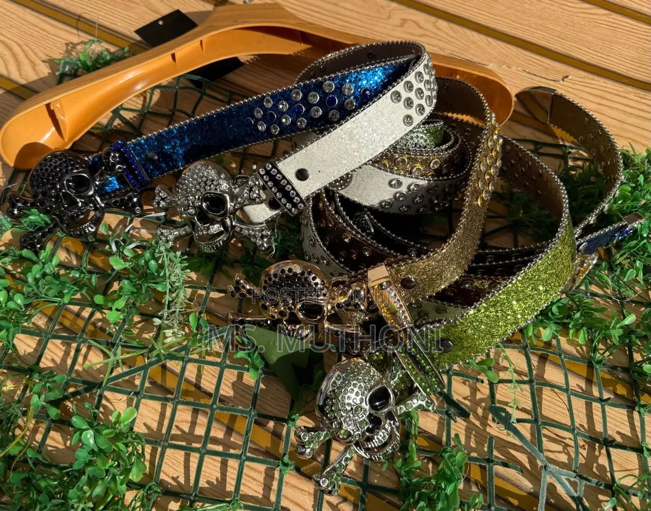 Punk Rock Style Studded B.B Simon Belts