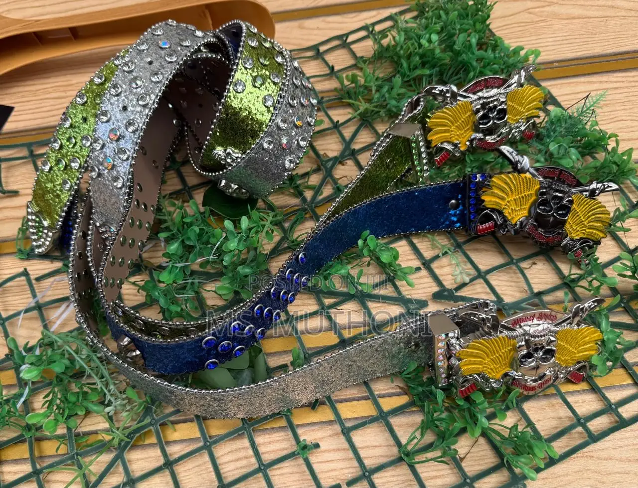 Punk Rock Style Studded B.B Simon Belts