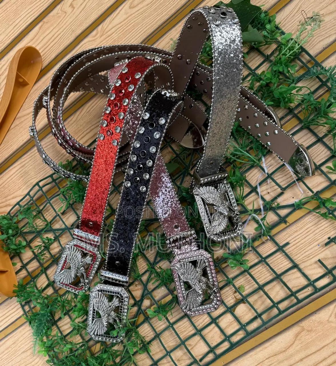 Punk Rock Style Studded B.B Simon Belts