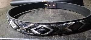 Unisex Maasai Leather Beaded Belts