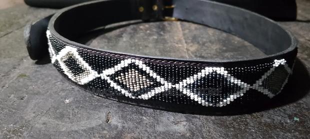 Unisex Maasai Leather Beaded Belts - thumbnail 7