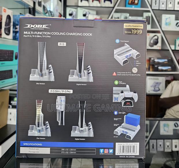 Ps5 Multi Functional Cooling Stand For Standard And Slim - thumbnail 3