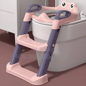 Kids Training Potty Ladder With Pvc Cushion For Girls Zn
