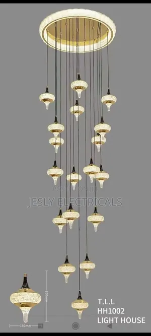 Spiral Pendant Chandelier