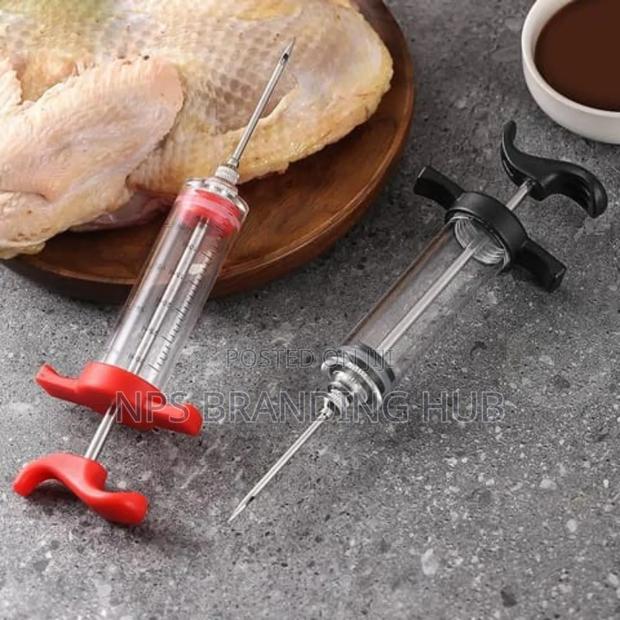 Bbq Marinade Meat Injector Kit Zn