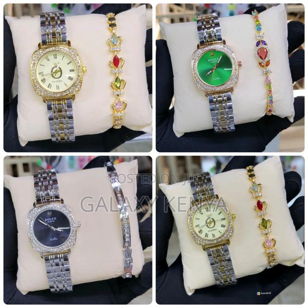 Ladies Jewelry Set - 2pcs Set (Watch Bracelet)