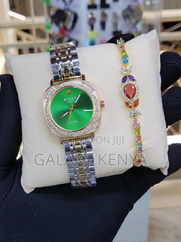 Ladies Jewelry Set - 2pcs Set (Watch Bracelet) - thumbnail 8