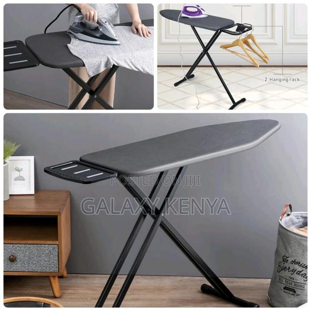Black Ironing Board - (Metallic Foldable)