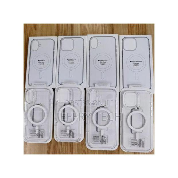 iPhone 16 Pro Max/16 Pro/16 Plus/16/16e Clear Magnetic Anti Yellowing
