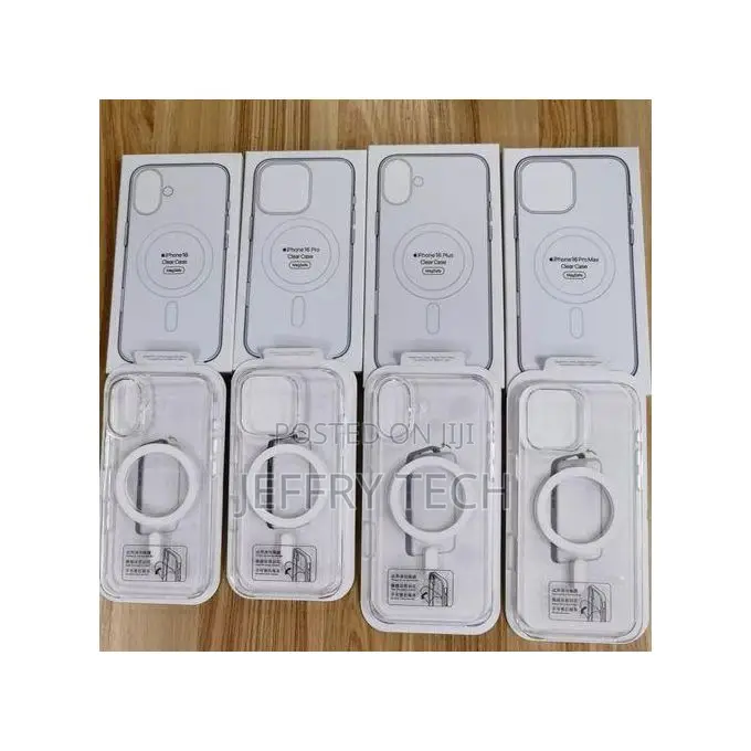 iPhone 16 Pro Max/16 Pro/16 Plus/16/16e Clear Magnetic Anti Yellowing
